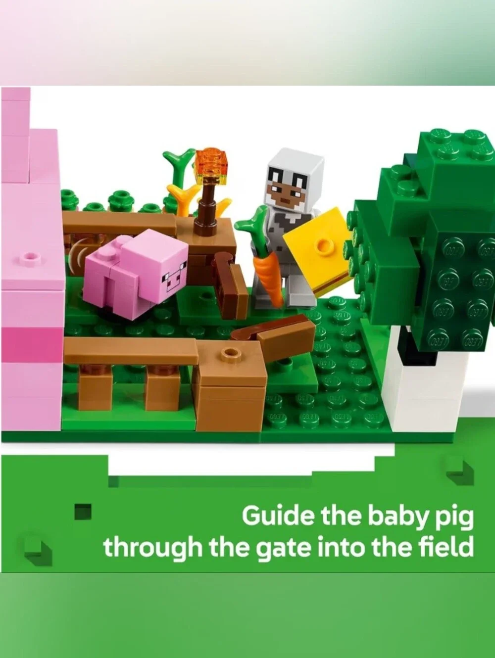 Lego Minecraft The Baby Pig House Building Set Ages 7+ 238 PCS NWT